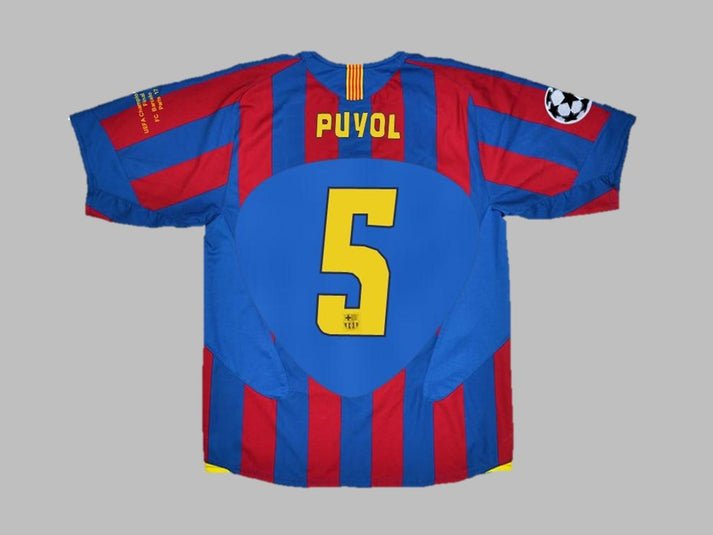 FC Barcelona Carles Puyol 5 Home Retro Trikot 2005-2006