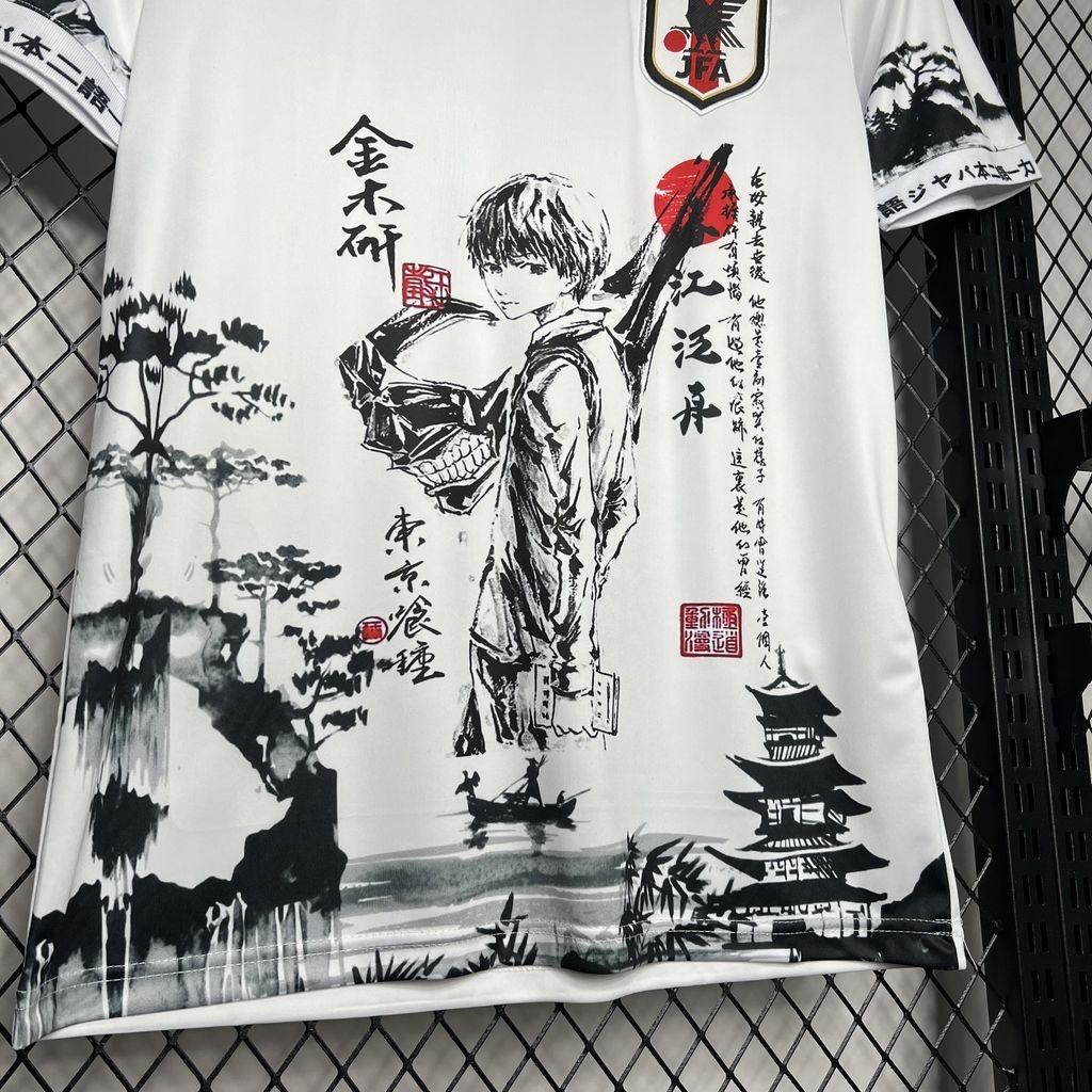 Japan Tokyo Ghoul Kaneki Ken Sondertrikot 2024-2025 - Weiß Japan Tokyo Ghoul Kaneki Ken Sondertrikot 2024-2025 - Weiß