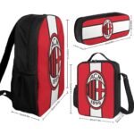 AC Mailand Student Schulranzen Lunchbag Stifttasche Kombination