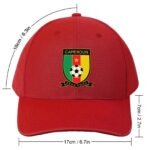 Kamerun Baseball Cap Verstellbar Reine Farbe Baseballkappe Mütze
