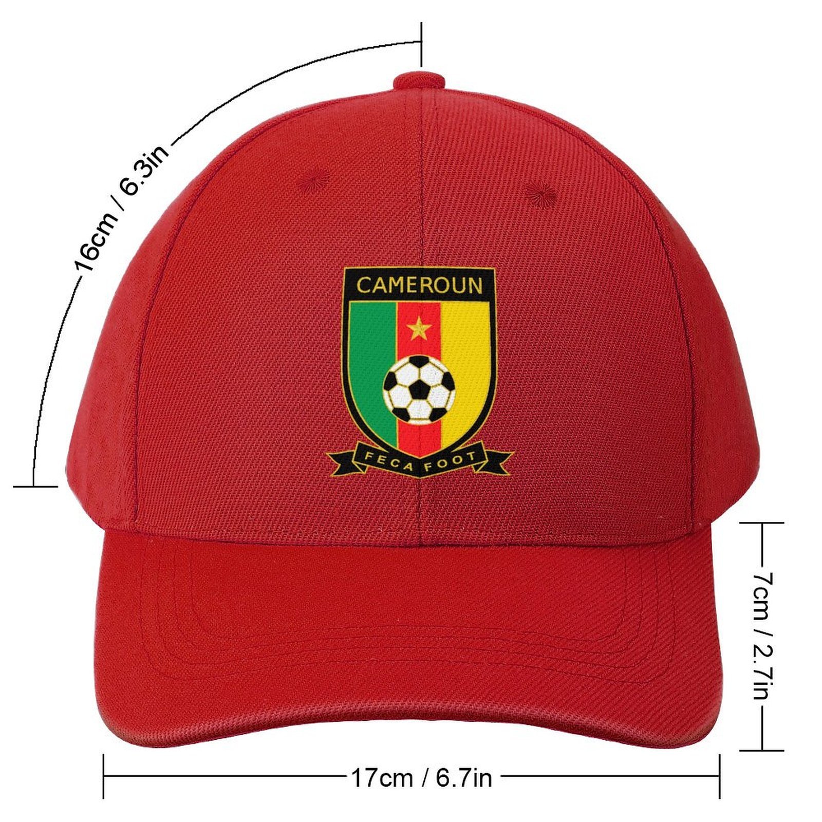 Kamerun Baseball Cap Verstellbar Reine Farbe Baseballkappe Mütze Kamerun Baseball Cap Verstellbar Reine Farbe Baseballkappe Mütze