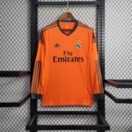 Real Madrid Retro Langarm Third Trikot 2013-2014 - Orange