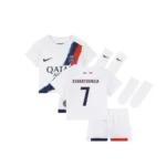 PSG Khvicha Kvaratskhelia 7 Auswärtstrikot Kinder Mini Kit 2024-2025