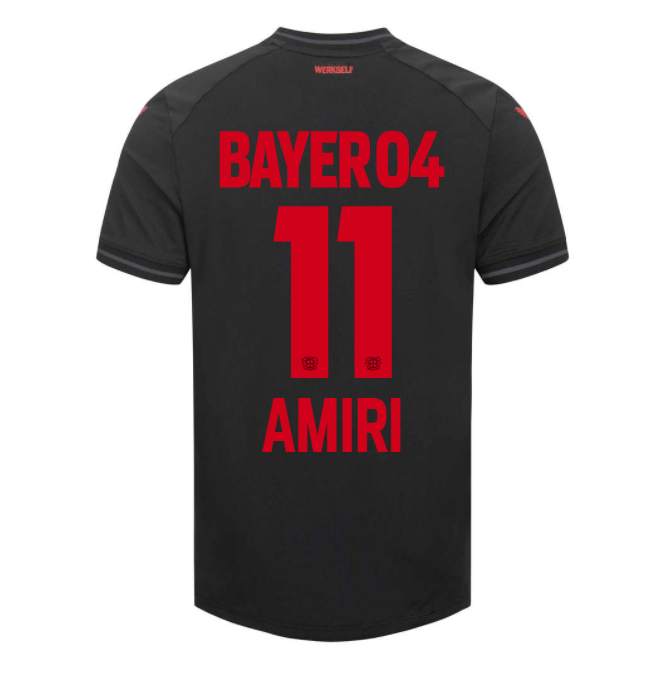 Bayer Leverkusen Nadiem Amiri 11 Home Trikot 2023-2024 Bayer Leverkusen Nadiem Amiri 11 Home Trikot 2023-2024