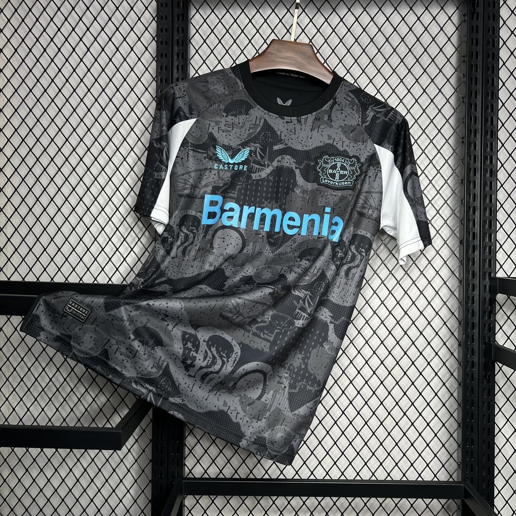 Bayer Leverkusen Third Trikot 2024-2025 - Schwarz Bayer Leverkusen Third Trikot 2024-2025 - Schwarz
