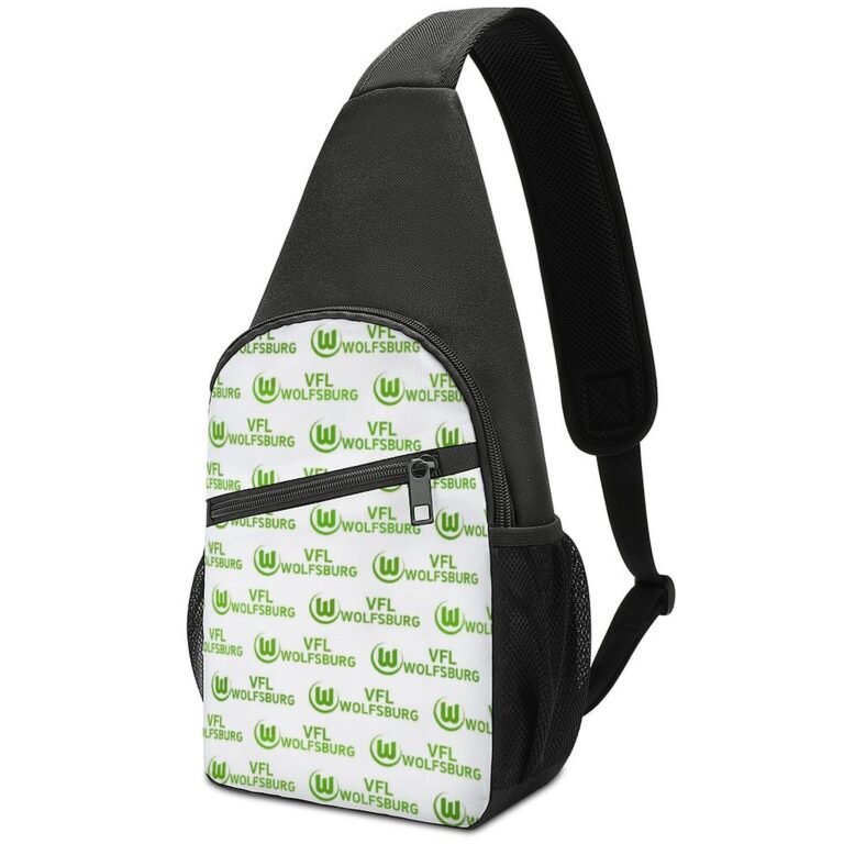 VfL Wolfsburg Crossbody Backpack Leichte Umhängetaschen Sling-Rucksack