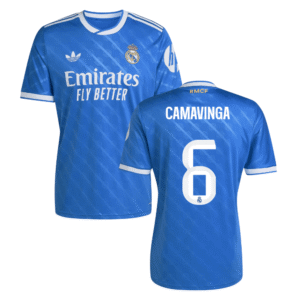 Real Madrid Eduardo Camavinga 6 Third Trikot 2025-2026
