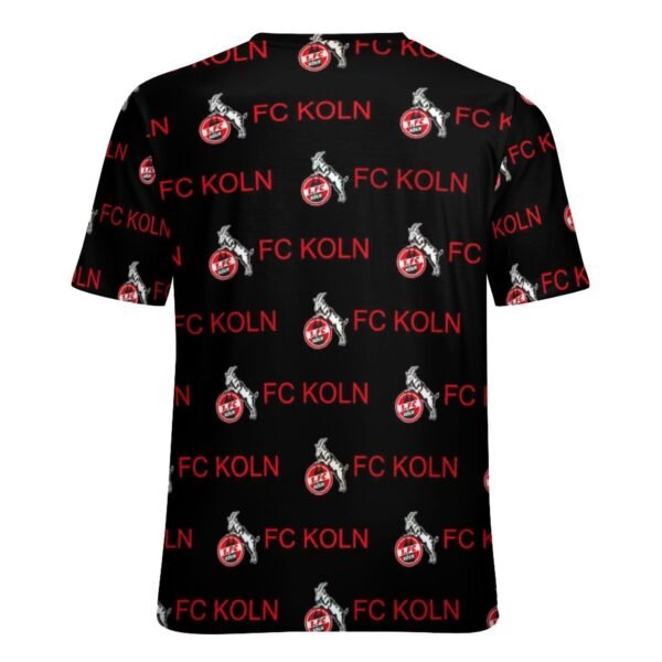 FC Köln Unisex 3D Vollständig Druck Kurzarm T-Shirts Beiläufige Tee Tops
