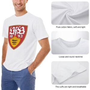 VfB Stuttgart Core Stretch Slim Cneck Gildan Tee T-Shirt Herren
