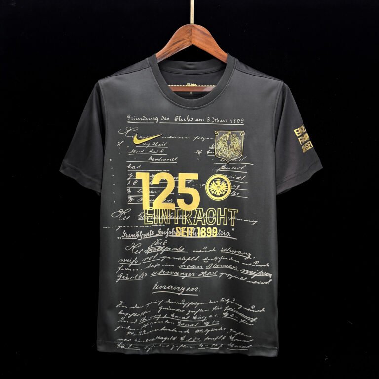 Eintracht Frankfurt 125-jähriges Jubiläum Sonderausgabe Trikot 2023-2024 - Schwarz