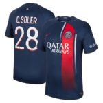Paris Saint-Germain Carlos Soler 28 Home Trikot 2023-2024