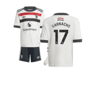 Manchester United Alejandro Garnacho 17 Third Trikot Kinder Mini Kit 2024-2025