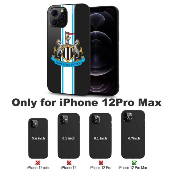 Newcastle United Stoßfest Glaskasten Handyhüllen & Cover Für IPhone 12
