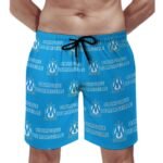 Olympique De Marseille Herren Badehose Schnelltrocknende Strandshorts Mit Tasche Kordelzug Shorts