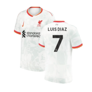 FC Liverpool Luis Diaz 7 Third Trikot 2024-2025