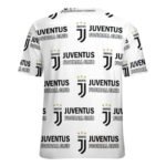 Juventus FC Unisex 3D Vollständig Druck Kurzarm T-Shirts Beiläufige Tee Tops