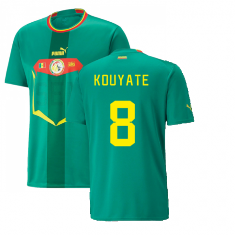 Senegal Cheikhou Kouyaté 8 Away Trikot WM 2022
