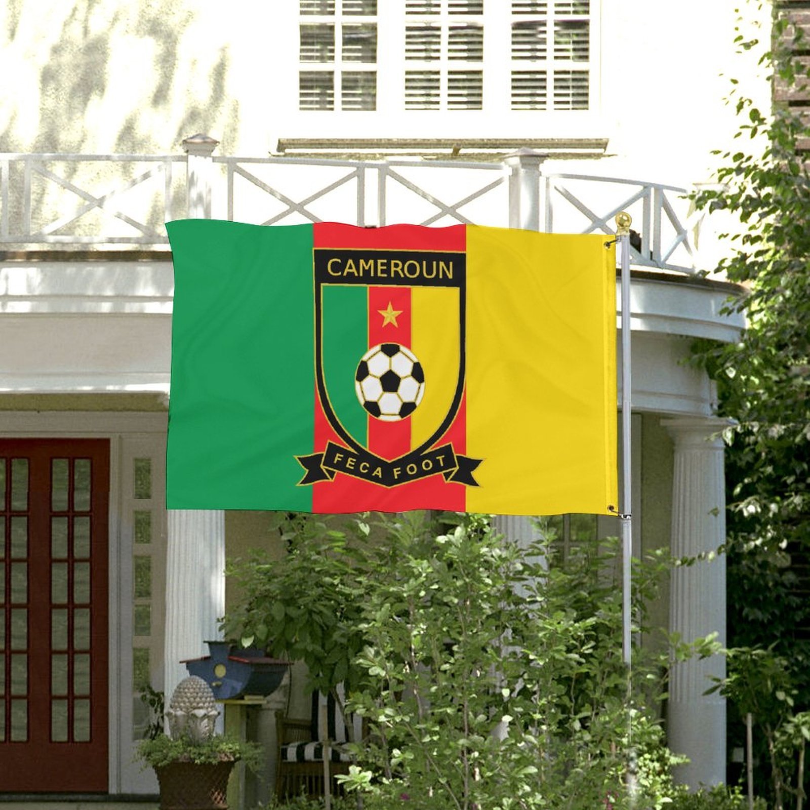 Kamerun Fahne Flagge - Garten Flagge Kamerun Fahne Flagge - Garten Flagge