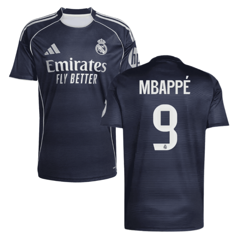 Real Madrid Kylian Mbappé 9 Away Trikot 2025-2026