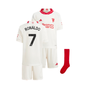 Manchester United Cristiano Ronaldo 7 Third Trikot Kinder Mini Kit 2023-2024