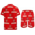 Arsenal Lässiges Strandbekleidungsset Kurzärmeliges Hemd Plus Strandhose