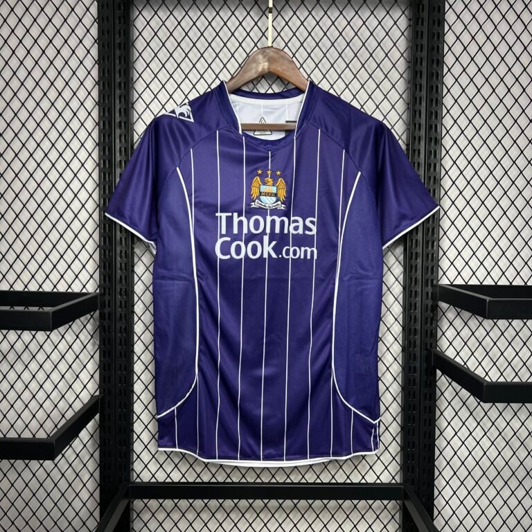 Manchester City Retro Away Trikot 2007-2008