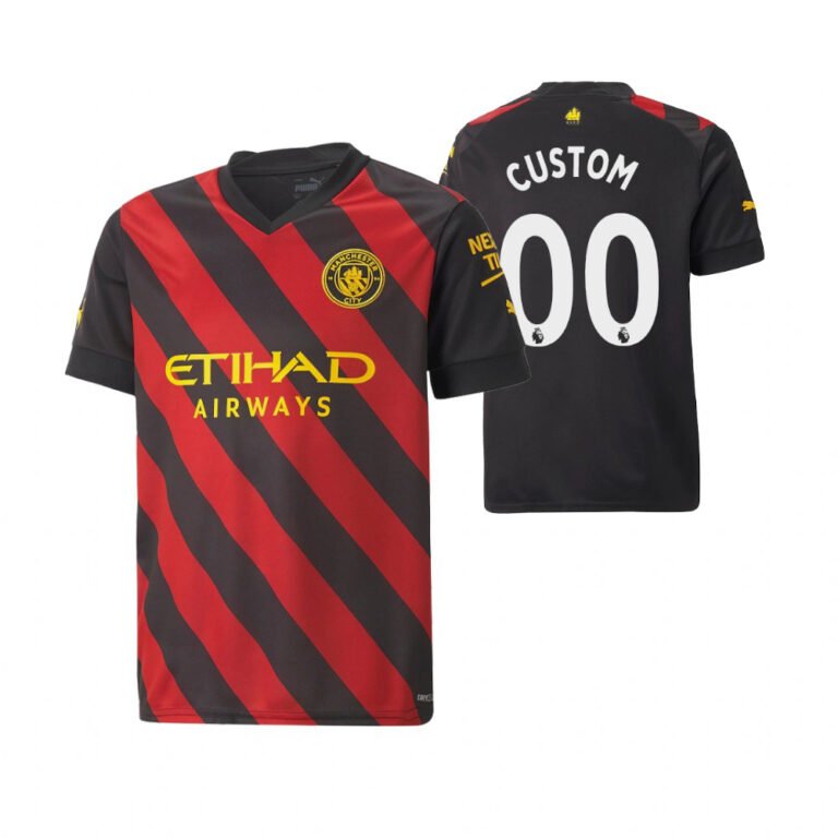 Man City Auswärtstrikot Kinder Minikit 2022-2023 ( Aufdruck Dein Name )