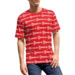 Mainz 05 Unisex 3D Vollständig Druck Kurzarm T-Shirts Beiläufige Tee Tops
