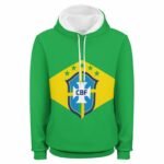 Brasilien Kapuzenpulli Mit Fleece Für Männer Und Frauen