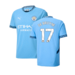 Manchester City Kevin De Bruyne 17 Home Trikot 2024-2025