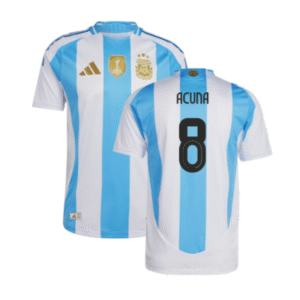 Argentinien Marcos Acuna 8 Home Trikot 2024-2025