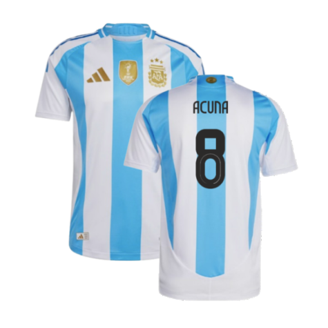 Argentinien Marcos Acuna 8 Home Trikot 2024-2025