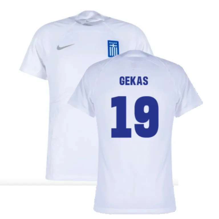 Griechenland Theofanis Gekas 19 Home Trikot 2024-2025