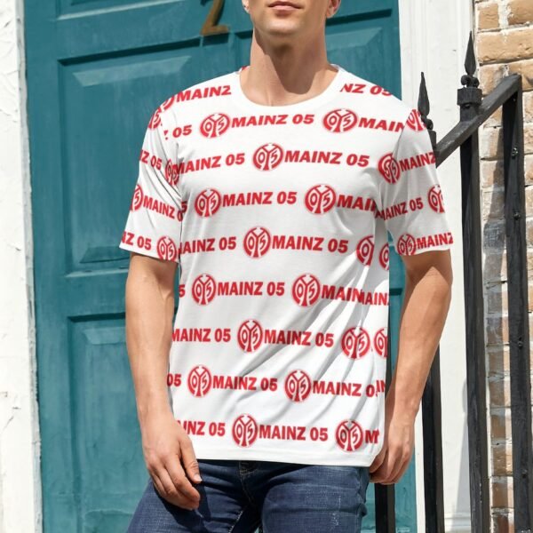 Mainz 05 Unisex 3D Vollständig Druck Kurzarm T-Shirts Beiläufige Tee Tops