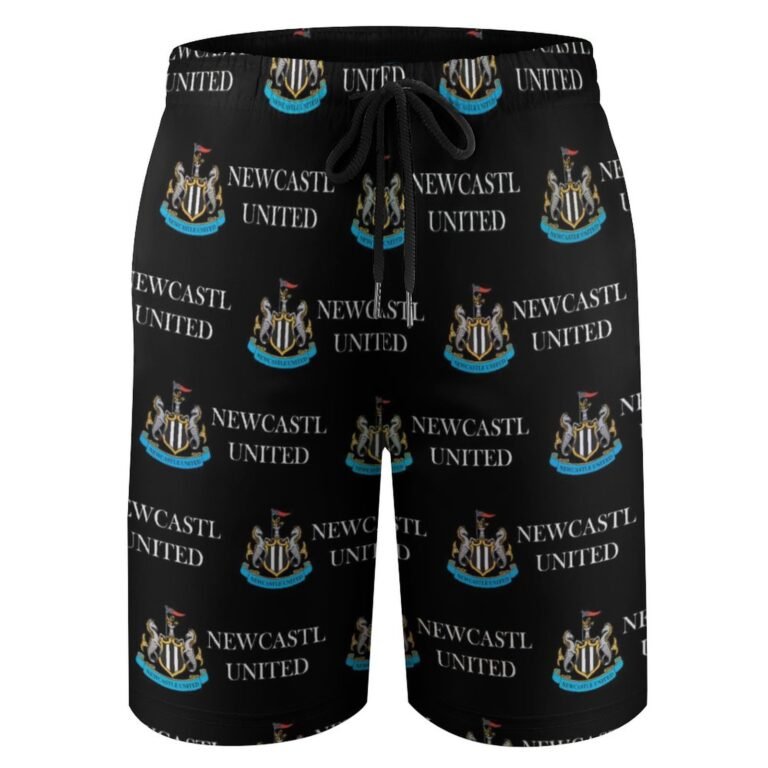 Newcastle United Kinder Badehose,Strandshorts Sommer Jogginghose,Strandhosen