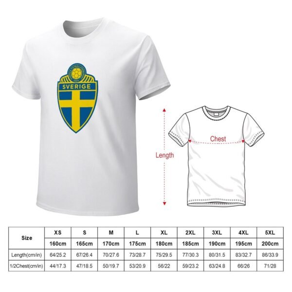 Schweden Stretch Slim Cneck Gildan Tee T-Shirt Herren