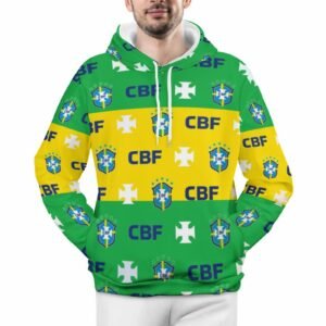 Brasilien Kapuzenpulli Mit Fleece Für Männer Und Frauen