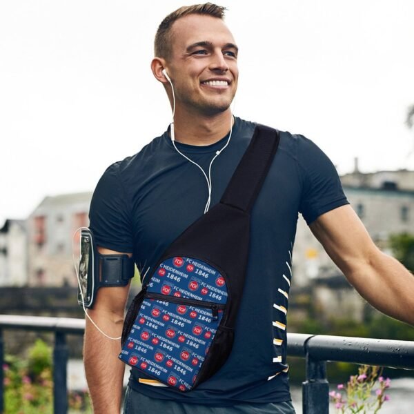 FC Heidenheim Crossbody Backpack Leichte Umhängetaschen Sling-Rucksack