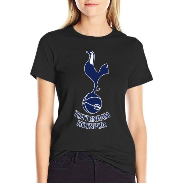Tottenham Hotspur Damen Kurzarm Rundhals T-Shirt Casual Sommer Tops