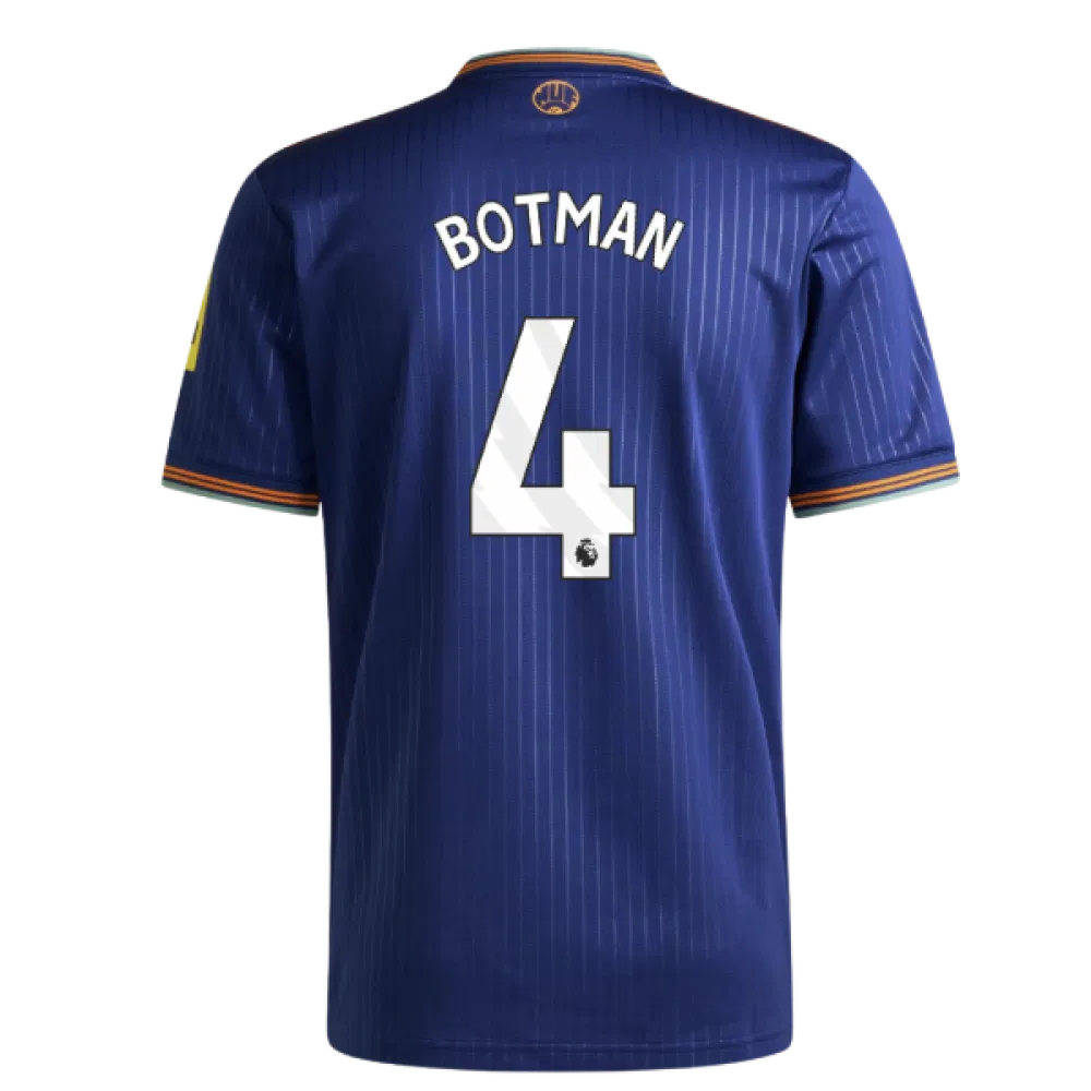 Newcastle United Sven Botman 4 Third Trikot 2025-2026 Newcastle United Sven Botman 4 Third Trikot 2025-2026