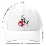 Unisex FC Köln Baseball Cap Verstellbar Reine Farbe Baseballkappe Mütze