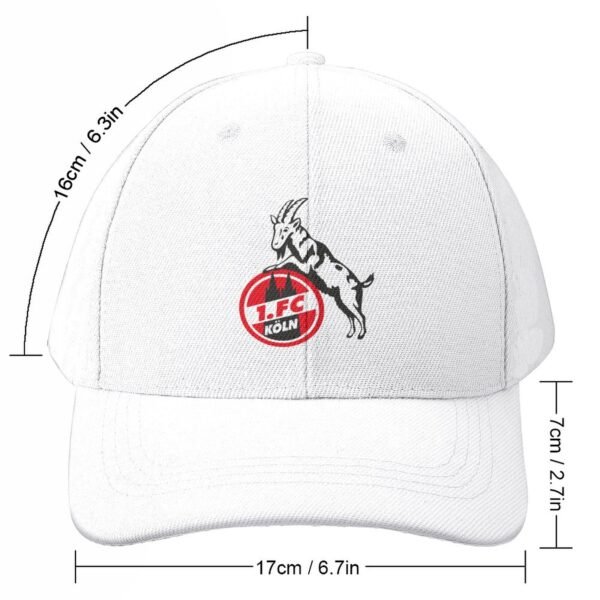 Unisex FC Köln Baseball Cap Verstellbar Reine Farbe Baseballkappe Mütze