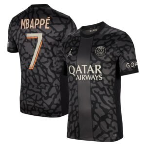 Paris Saint-Germain Kylian Mbappe 7 Third Trikot 2023-2024