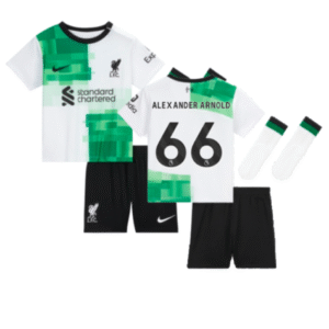 FC Liverpool Trent Alexander-Arnold 66 Auswärtstrikot Kinder Minikit 2023-2024