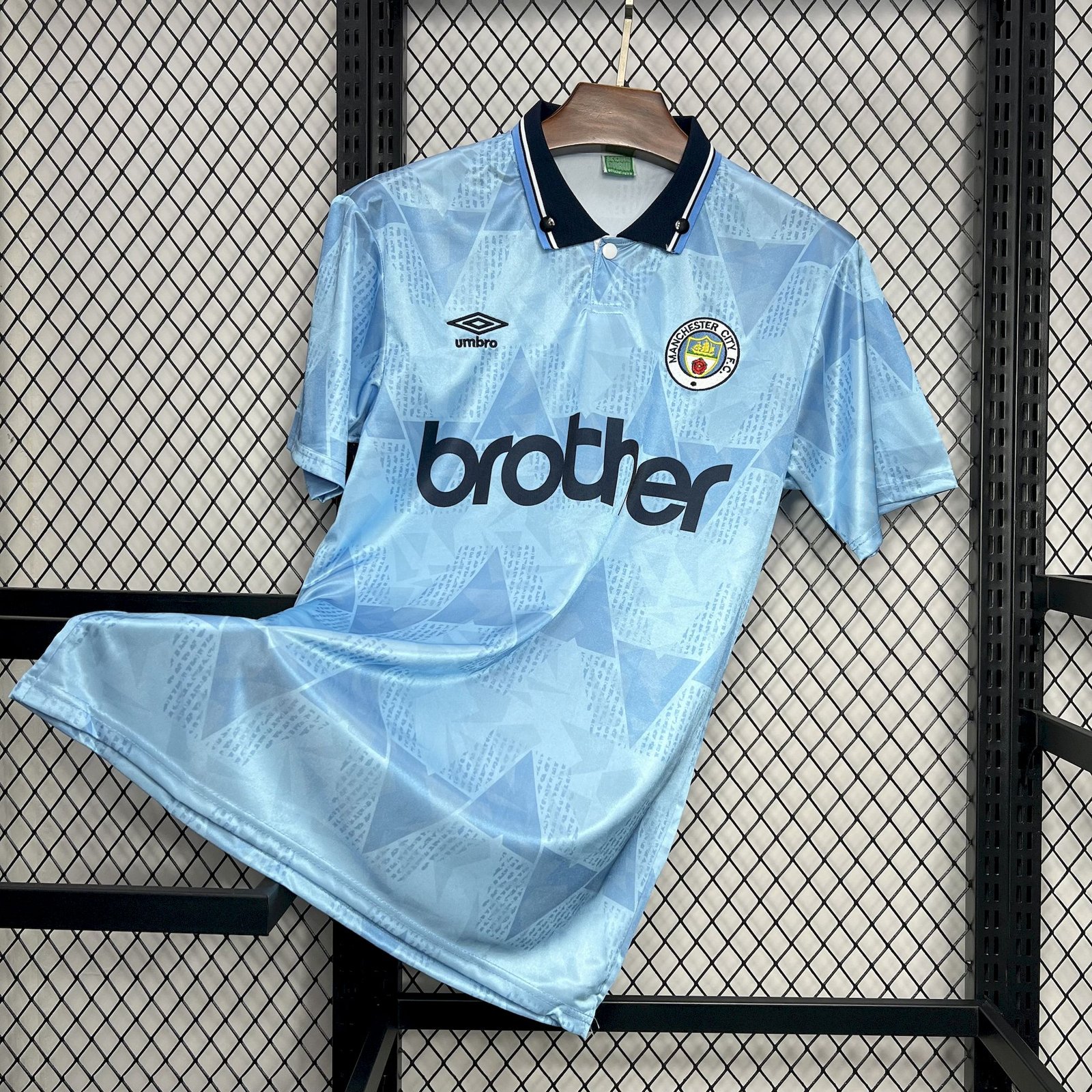 Manchester City Retro Home Trikot 1989-1991 Manchester City Retro Home Trikot 1989-1991