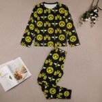 Borussia Dortmund Langarm Pyjama-Set Schlafanzüge Kinder Baumwolle Nachtwäsche Für Mädchen Jungen