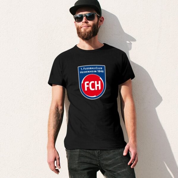 FC Heidenheim Core Stretch Slim Cneck Gildan Tee T-Shirt Herren