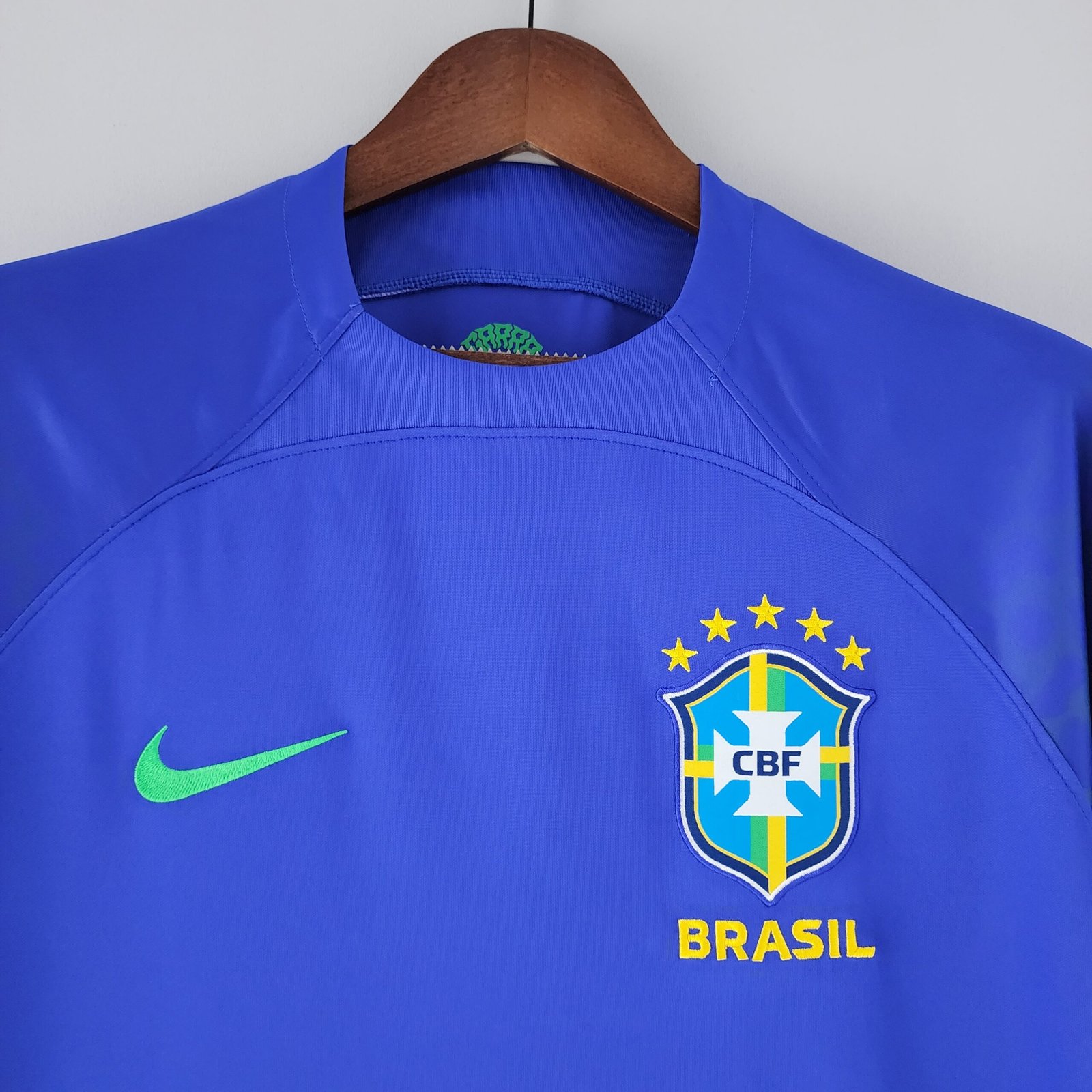 Brasilien Auswärtstrikot Kinder Minikit WM 2022 ( Aufdruck Dein Name ) Brasilien Auswärtstrikot Kinder Minikit WM 2022 ( Aufdruck Dein Name )