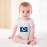 Hamburger SV Baby Bodysuit Strampler Schlafanzug Mit Kurzen Ärmeln