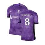 FC Liverpool Dominik Szoboszlai 8 Third Trikot 2023-2024